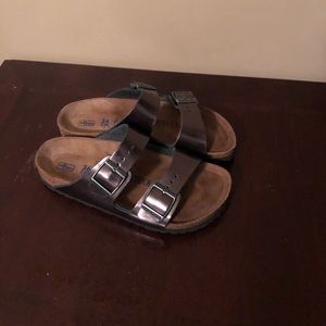 Birkenstock Arizona - Metallic Anthracite